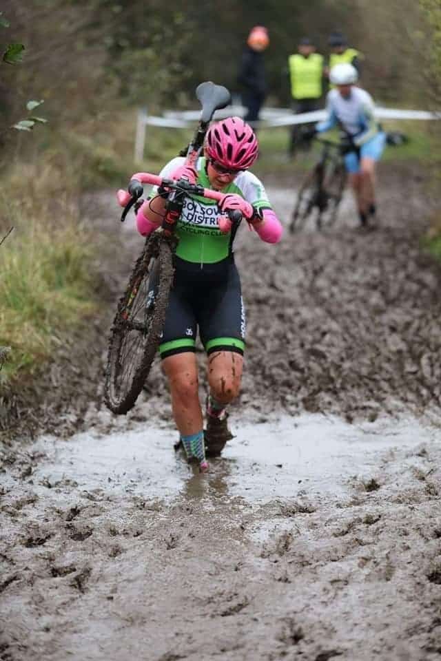 Running Through The Mud At Cyclocross